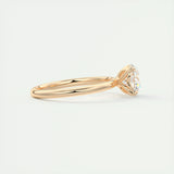 Solitaire Engagement Ring Featuring 1.35 CT Round Moissanite 16