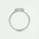 Solitaire Engagement Ring Featuring 1.35 CT Round Moissanite 8
