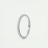 Full Eternity Wedding Band Featuring 0.36 TCW Round Moissanite 3