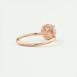 Hidden Halo Engagement Ring Featuring 2.0 CT Round Moissanite 17