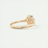 Solitaire Engagement Ring Featuring 1.35 CT Round Moissanite 17