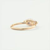 Solitaire Bezel Engagement Ring Featuring 1.98 CT Marquise Moissanite 17