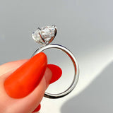 Hidden Halo Engagement Ring Featuring 2.15 CT Cushion Moissanite 24