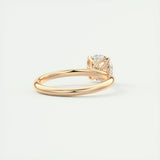 Solitaire Engagement Ring Featuring 1.35 CT Round Moissanite 17