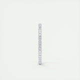 Full Eternity Wedding Band Featuring 0.36 TCW Round Moissanite 4