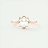 Solitaire Engagement Ring Featuring 1.35 CT Round Moissanite 16