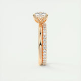 Solitaire Engagement Ring Featuring 1.49 CT Cushion Moissanite 19