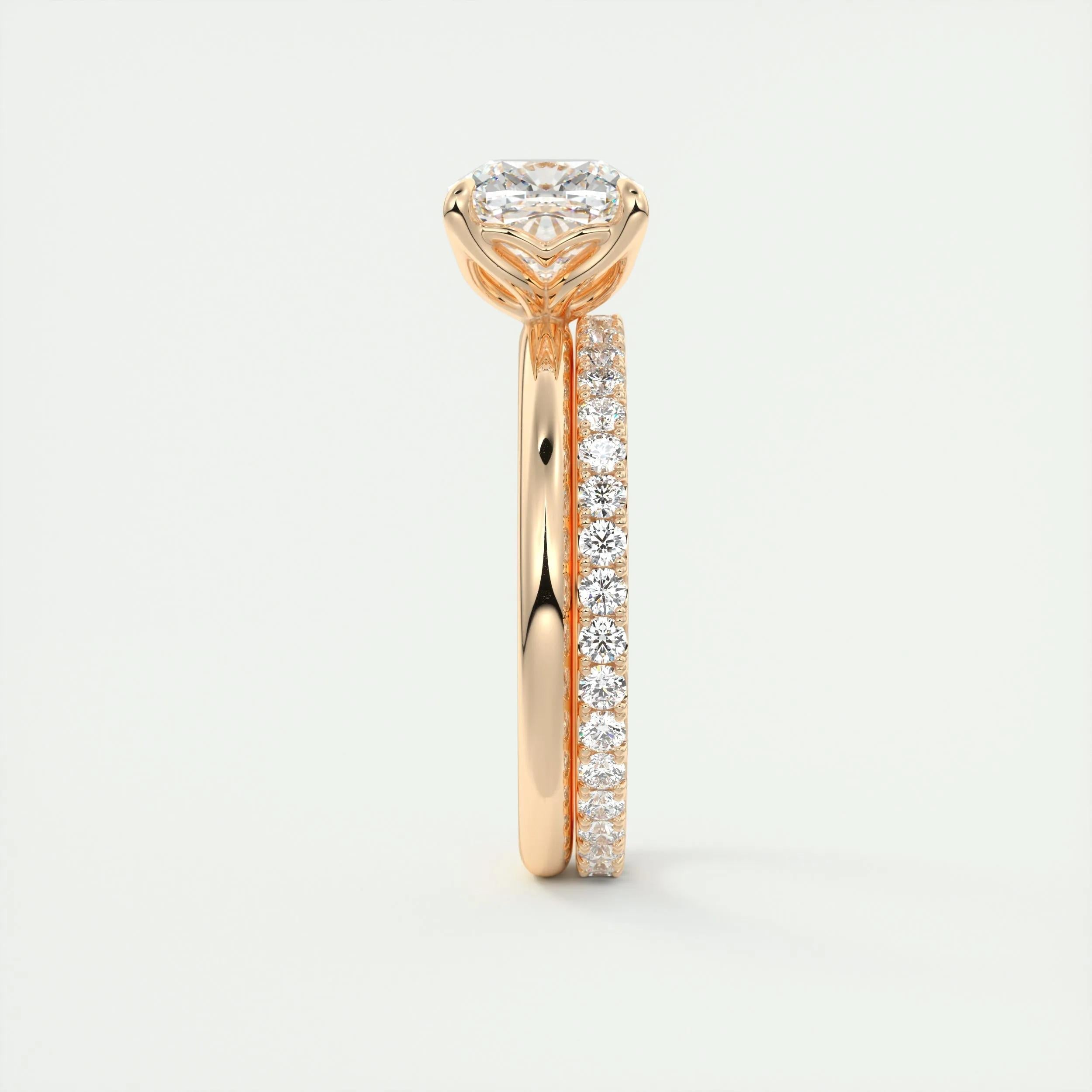 Solitaire Engagement Ring Featuring 1.49 CT Cushion Moissanite 19