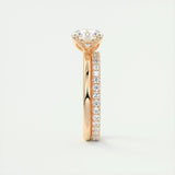 Solitaire Engagement Ring Featuring 1.35 CT Round Moissanite 19