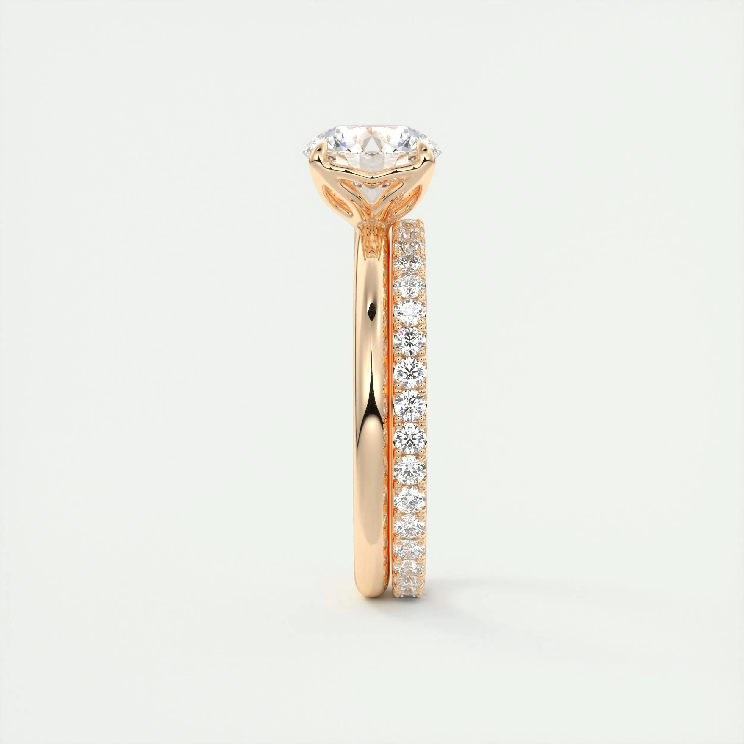Solitaire Engagement Ring Featuring 1.35 CT Round Moissanite 19