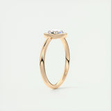 Solitaire Engagement Ring Featuring 1.19 CT Round Moissanite 17