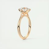 Solitaire Engagement Ring Featuring 1.35 CT Round Moissanite 19