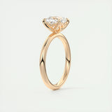 Solitaire Engagement Ring Featuring 1.49 CT Cushion Moissanite 20