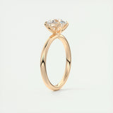 Solitaire Engagement Ring Featuring 1.35 CT Round Moissanite 20