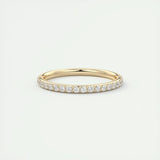 Full Eternity Wedding Band Featuring 0.74 TCW Round Moissanite 7