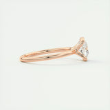 Solitaire Bezel Engagement Ring Featuring 2.15 CT Cushion Moissanite 17
