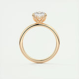 Solitaire Engagement Ring Featuring 1.49 CT Cushion Moissanite 21