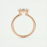 Solitaire Engagement Ring Featuring 1.91 CT Oval Moissanite 21