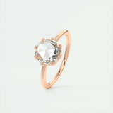 Solitaire Engagement Ring Featuring 1.35 CT Round Moissanite 19