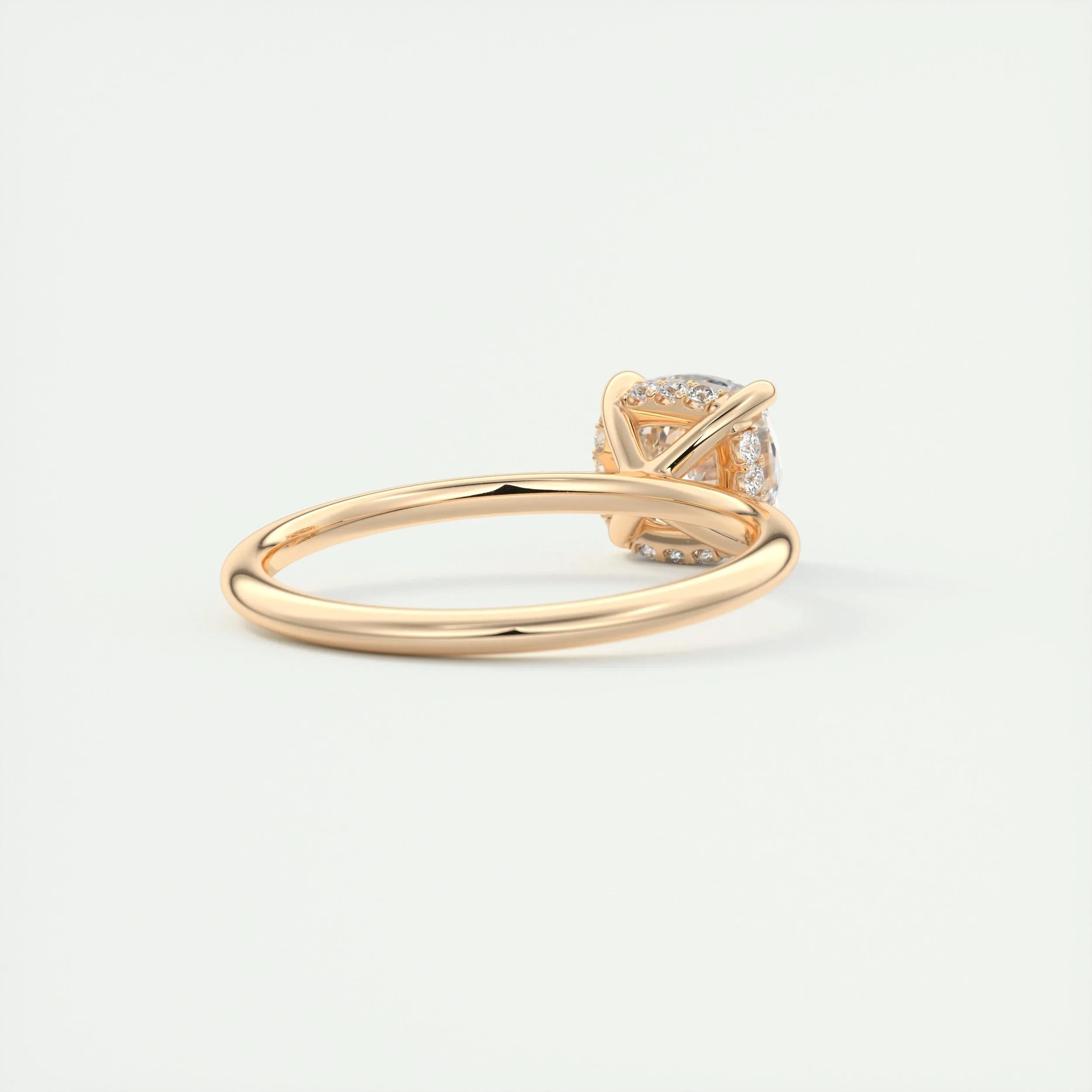 Hidden Halo Engagement Ring Featuring 2.15 CT Cushion Moissanite 17