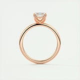 Solitaire Engagement Ring Featuring 1.91 CT Emerald Moissanite 21