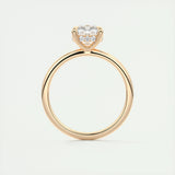 Hidden Halo Engagement Ring Featuring 2.15 CT Cushion Moissanite 21