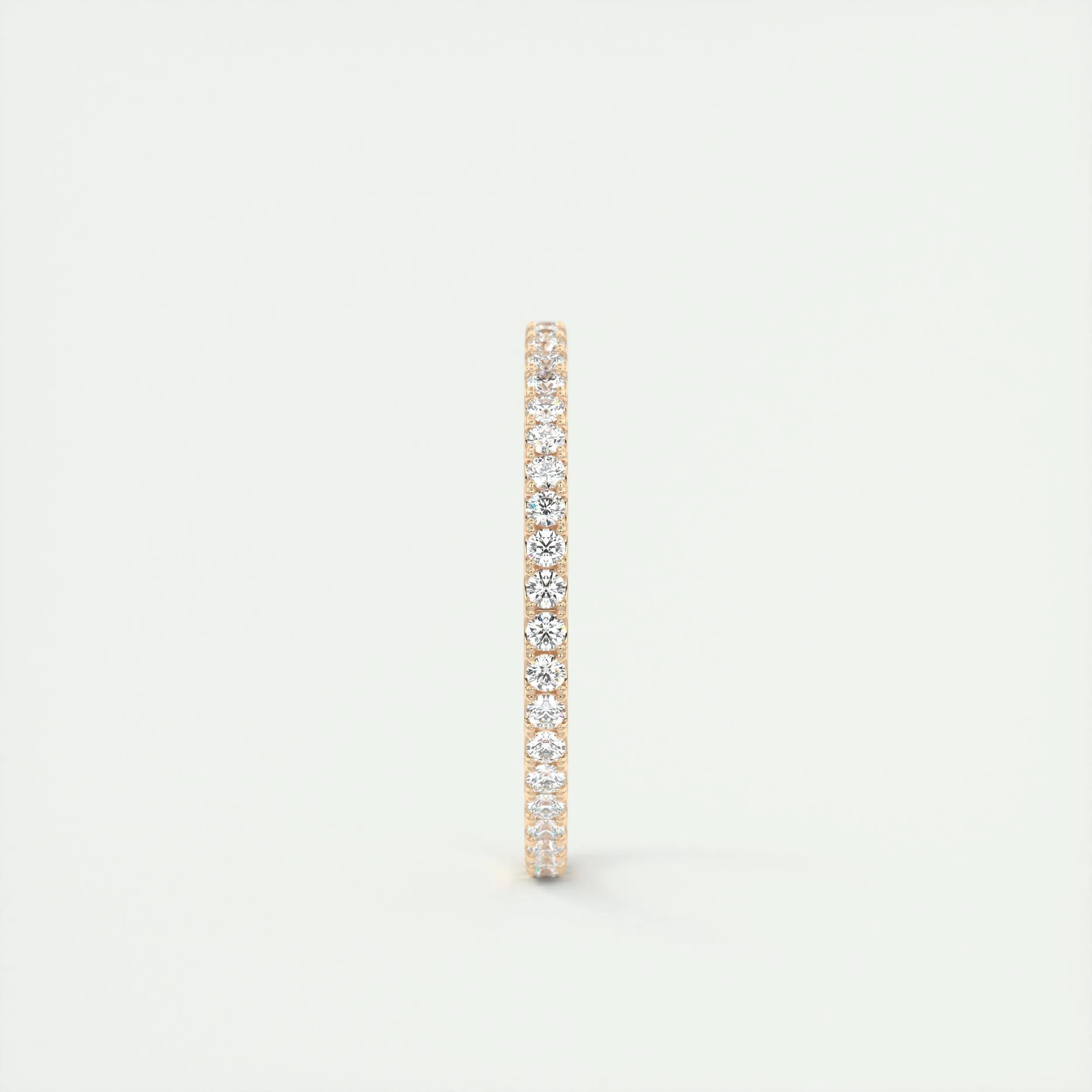 Full Eternity Wedding Band Featuring 0.36 TCW Round Moissanite 12