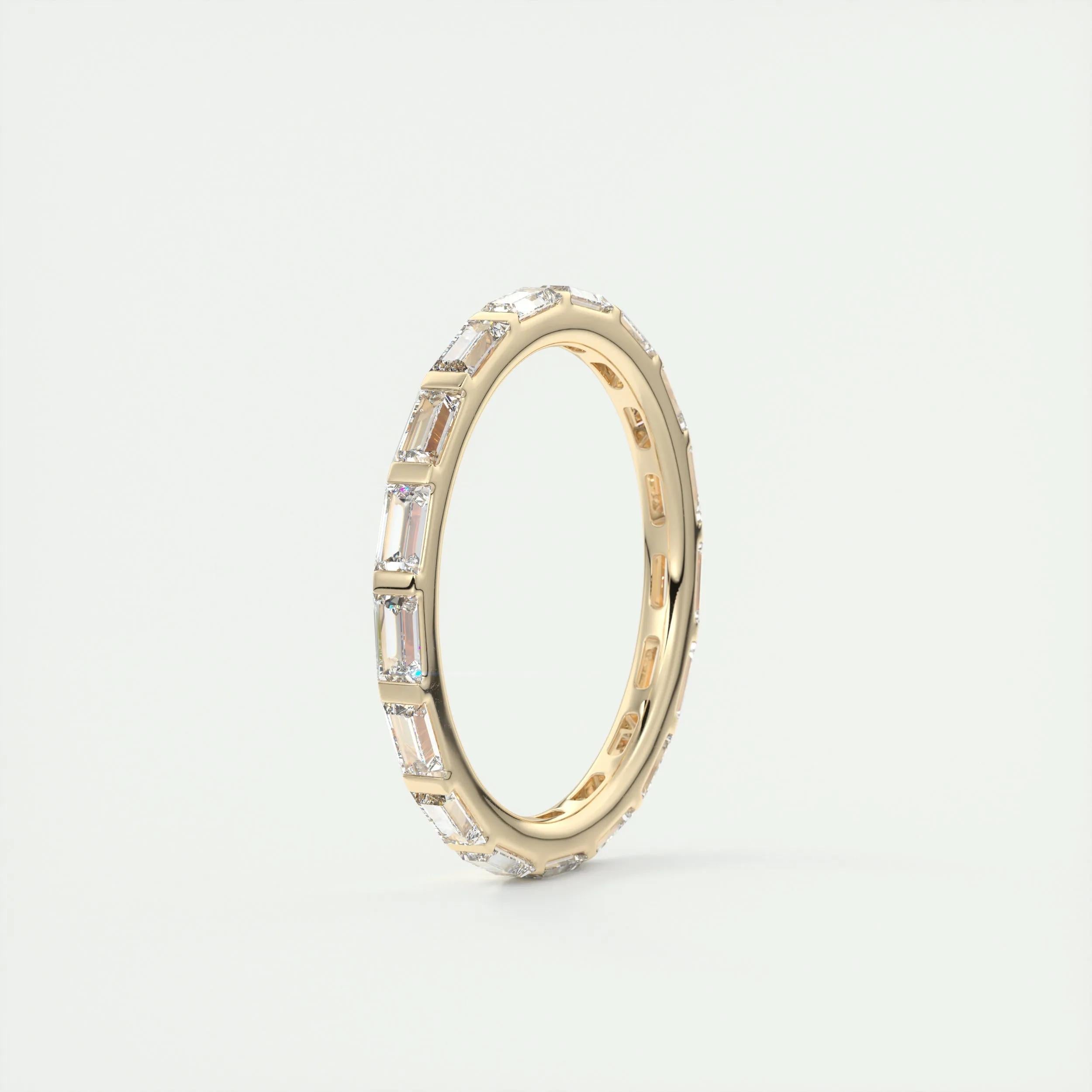 Eternity Wedding Band Featuring 1.02 TCW Baguette Moissanite 7