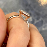 Solitaire Bezel Engagement Ring Featuring 1.91 CT Emerald Moissanite 28