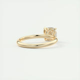 Solitaire Engagement Ring Featuring 1.49 CT Cushion Moissanite 10