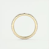 Eternity Wedding Band Featuring 1.02 TCW Baguette Moissanite 9