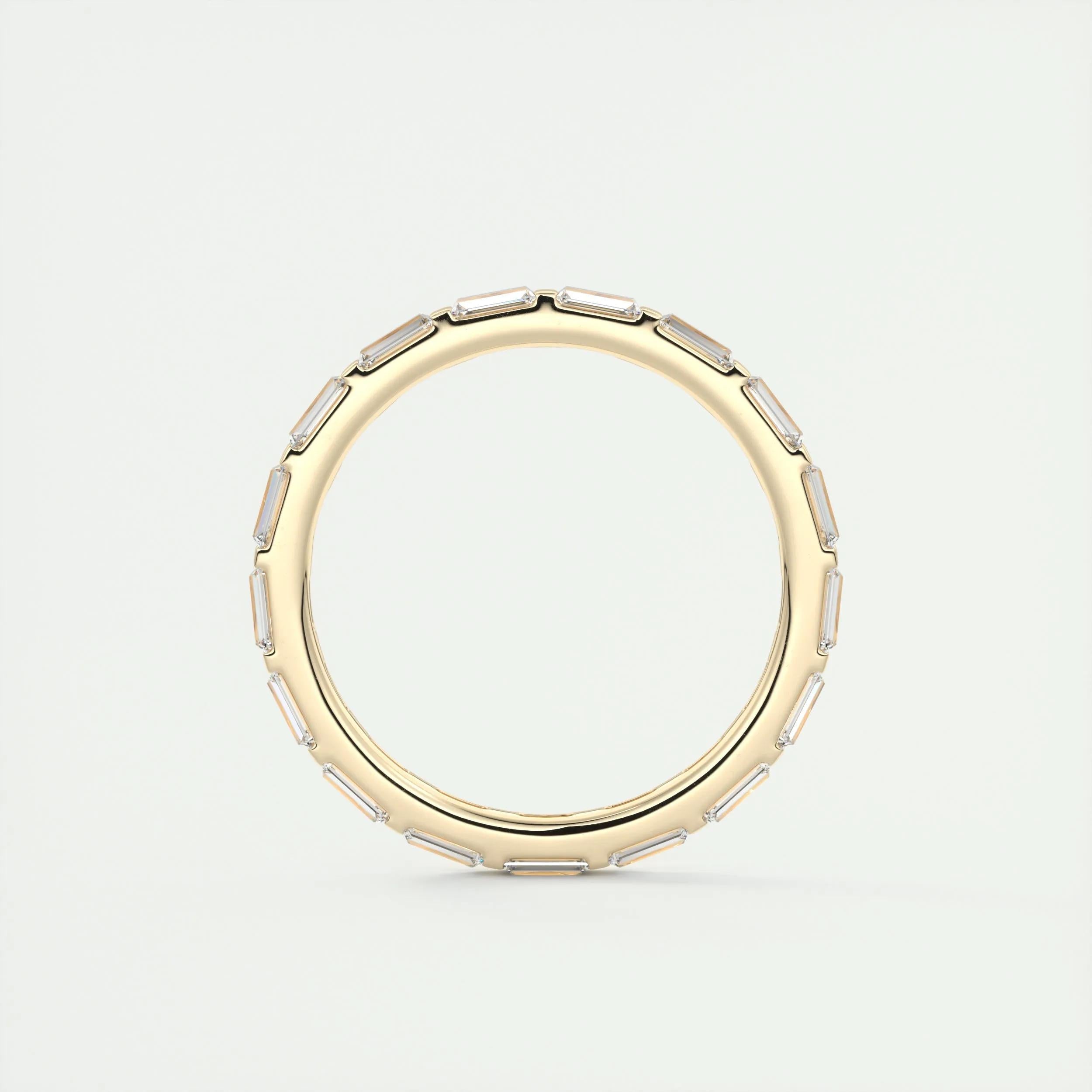 Eternity Wedding Band Featuring 1.02 TCW Baguette Moissanite 9