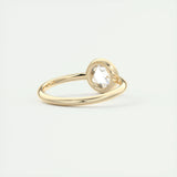 Solitaire Engagement Ring Featuring 1.19 CT Round Moissanite 10