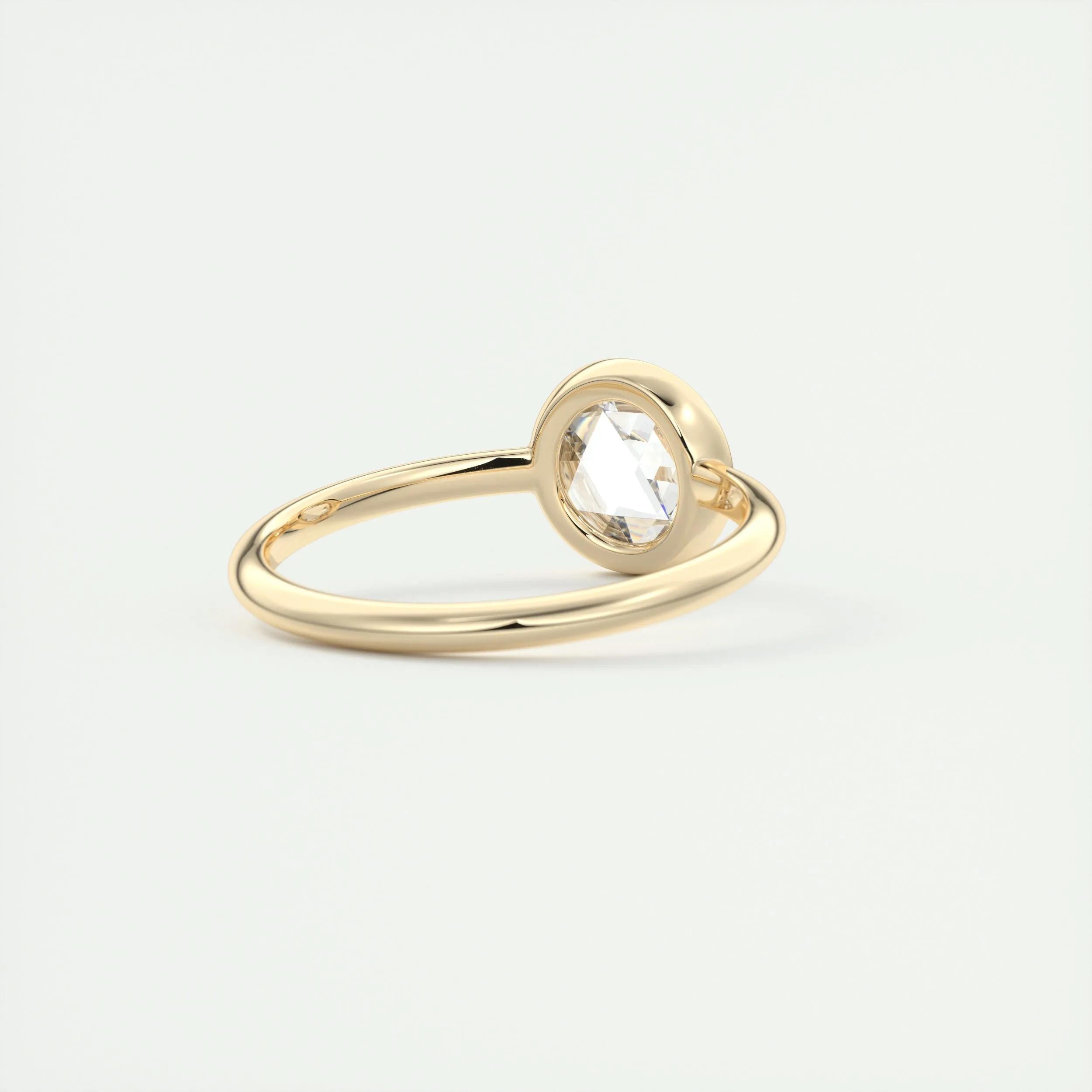 Solitaire Engagement Ring Featuring 1.19 CT Round Moissanite 10