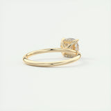 Hidden Halo Engagement Ring Featuring 2.15 CT Cushion Moissanite 10