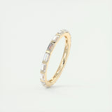 Eternity Wedding Band Featuring 1.02 TCW Baguette Moissanite 8