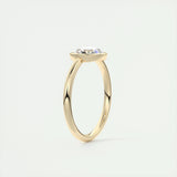 Solitaire Engagement Ring Featuring 1.19 CT Round Moissanite 11