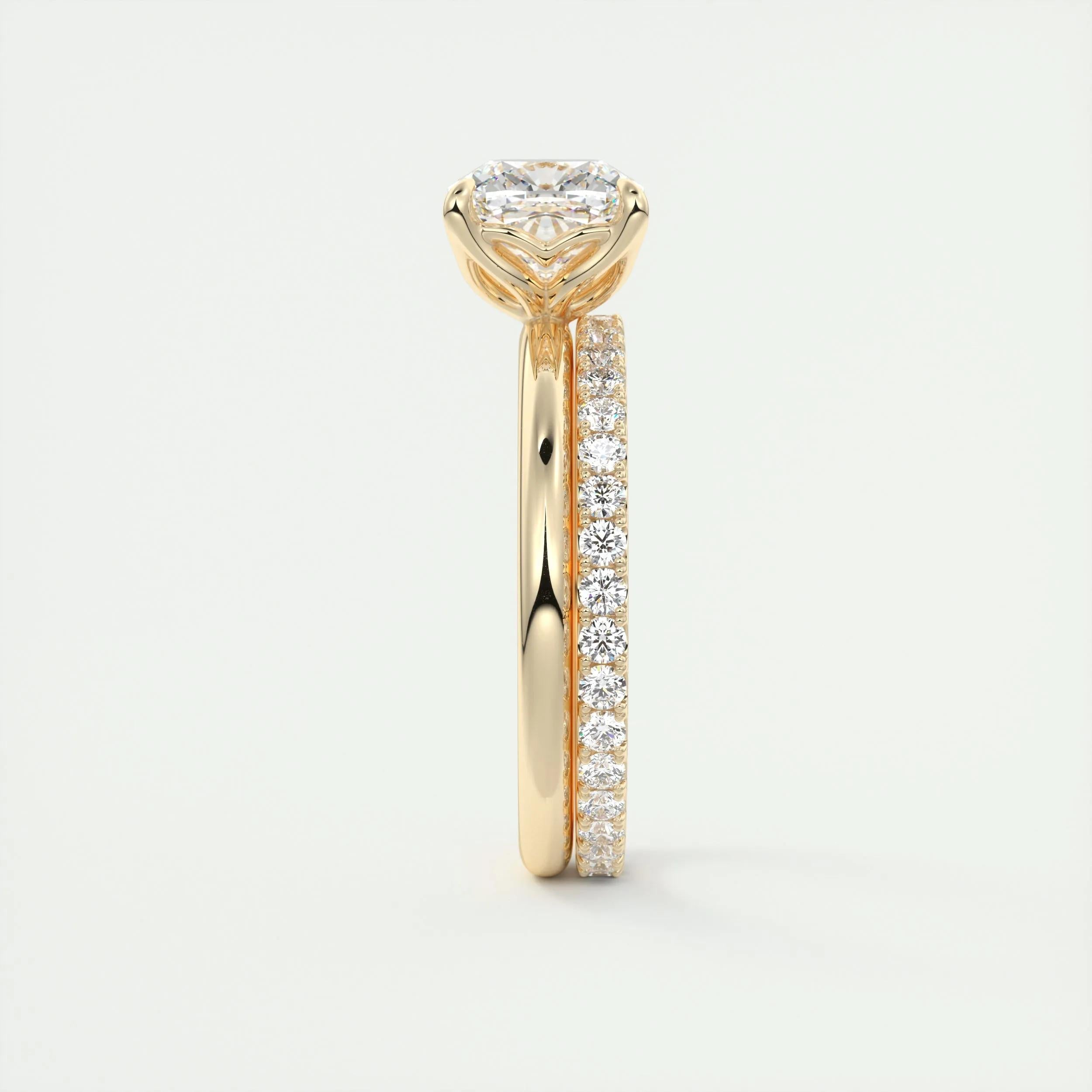 Solitaire Engagement Ring Featuring 1.49 CT Cushion Moissanite 11