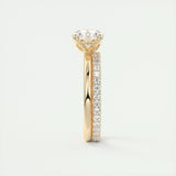 Solitaire Engagement Ring Featuring 1.35 CT Round Moissanite 11