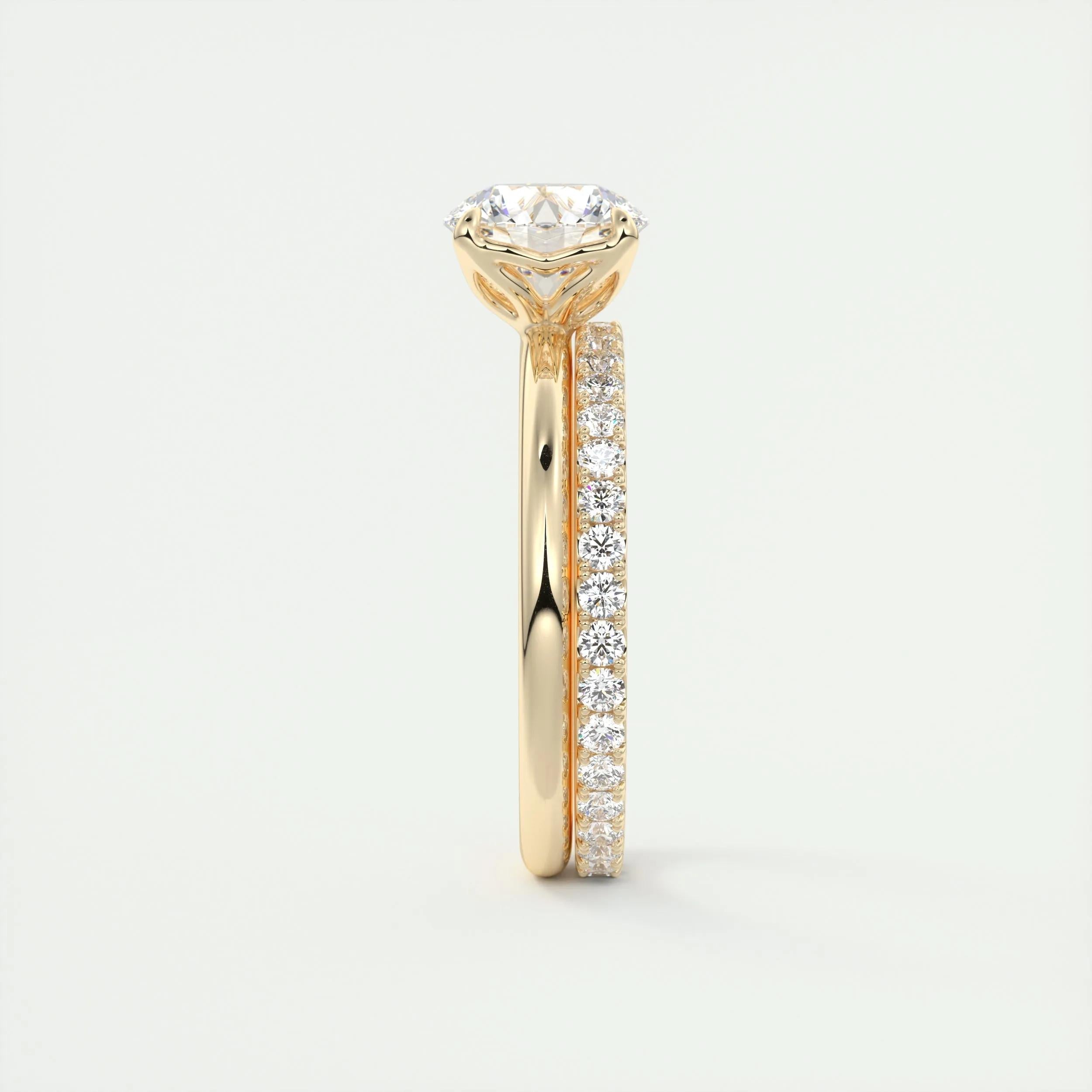 Solitaire Engagement Ring Featuring 1.35 CT Round Moissanite 11
