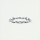 Eternity Wedding Band Featuring 1.02 TCW Baguette Moissanite 1