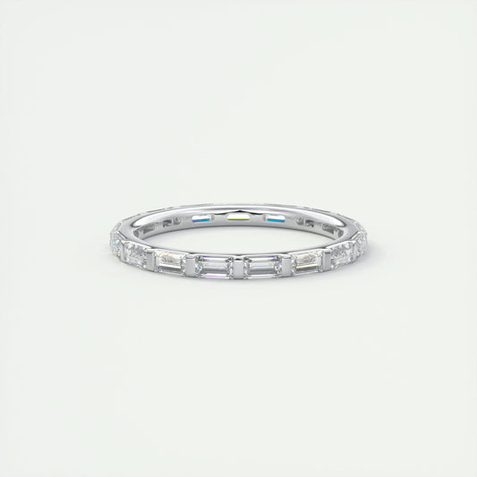 Eternity Wedding Band Featuring 1.02 TCW Baguette Moissanite 1