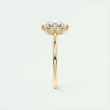 Solitaire Engagement Ring Featuring 1.35 CT Round Moissanite 13