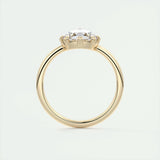 Solitaire Engagement Ring Featuring 1.35 CT Round Moissanite 14