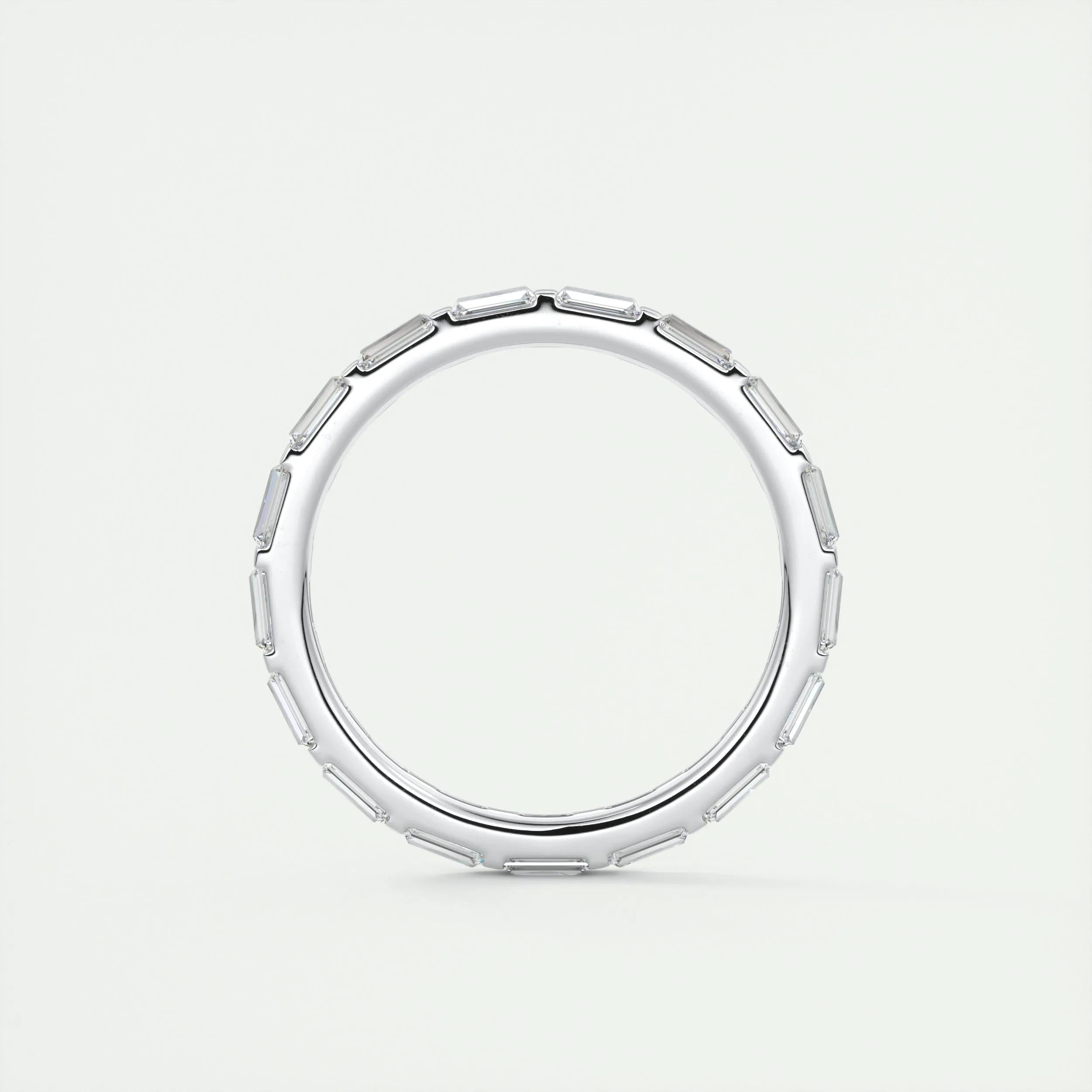 Eternity Wedding Band Featuring 1.02 TCW Baguette Moissanite 5