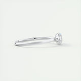 Solitaire Bezel Engagement Ring Featuring 1.98 CT Marquise Moissanite 3