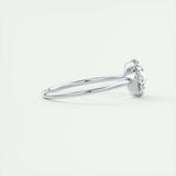 Solitaire Engagement Ring Featuring 1.19 CT Round Moissanite 2
