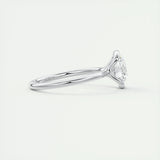 Solitaire Bezel Engagement Ring Featuring 2.0 CT Round Moissanite 2