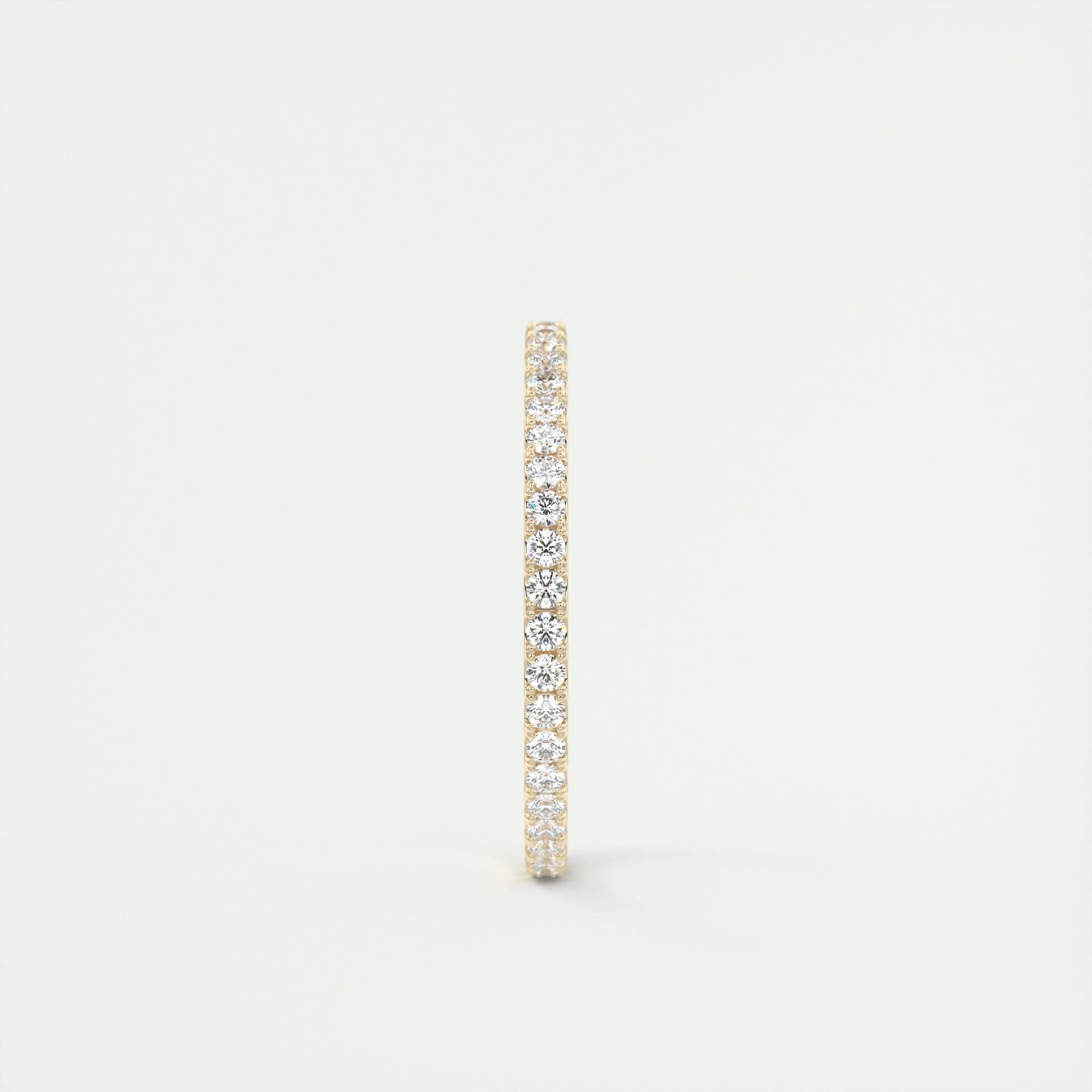 Full Eternity Wedding Band Featuring 0.36 TCW Round Moissanite 8