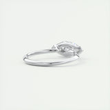 Solitaire Bezel Engagement Ring Featuring 1.98 CT Marquise Moissanite 4